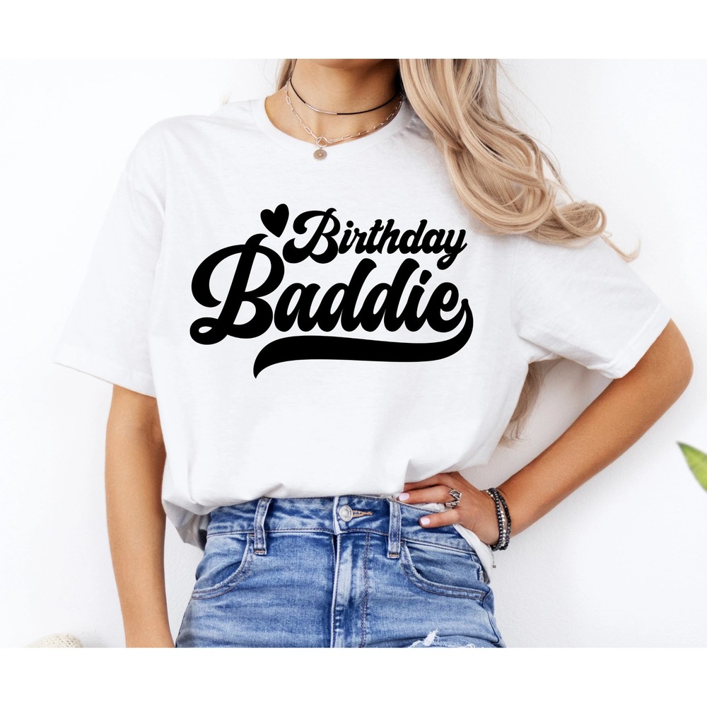 PFR New York Birthday Baddie Graphic Tee White Cotton Short Sleeve Shirt Small
